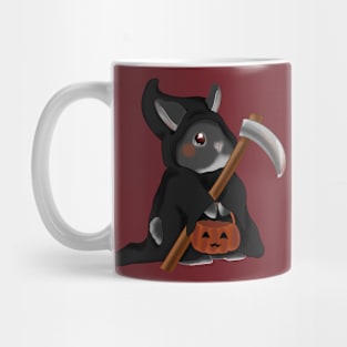 cute grim reaper rabbit _ Bunniesmee Halloween Edition Mug